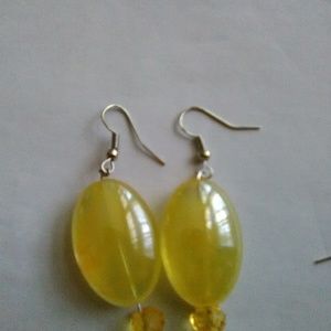 GLASS BEADS, HANGING EARRINGS